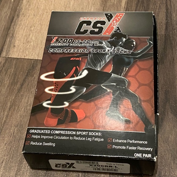 CSX x200 Compression Socks Adult Large New Athletic Socks - Picture 1 of 5